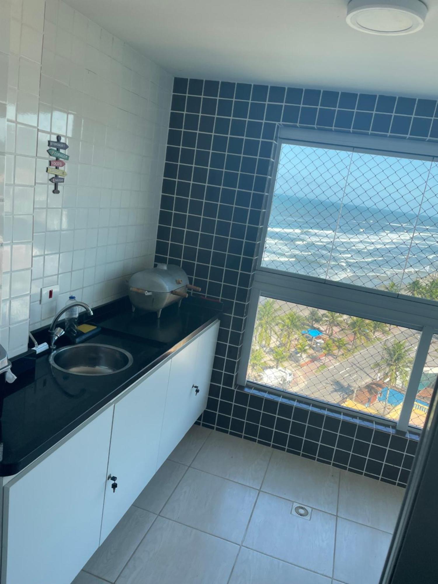 Apartamento Frente Mar Kp Mongagua Luaran gambar